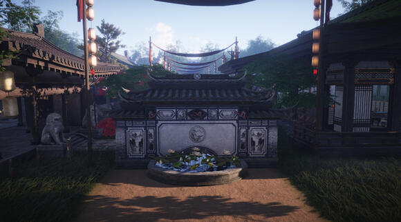 the main gate (no carriages beyond this point)