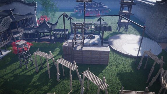 sect martial training arena